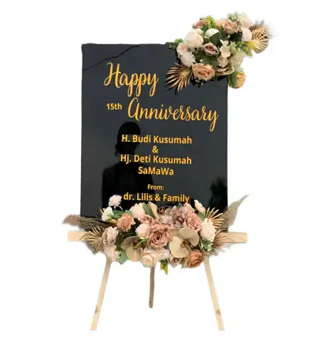 Papan Bunga Akrilik Nglongsor