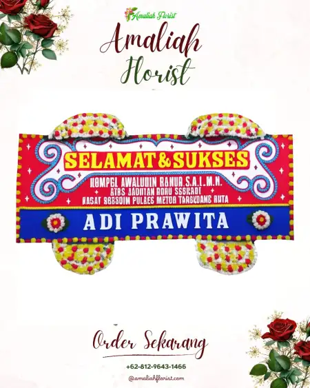 Papan Bunga Ucapan Selamat Nglongsor